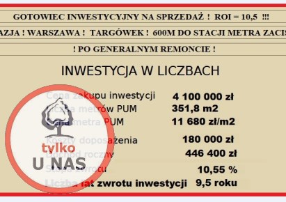 dom na sprzedaż - Warszawa, Targówek, Zacisze